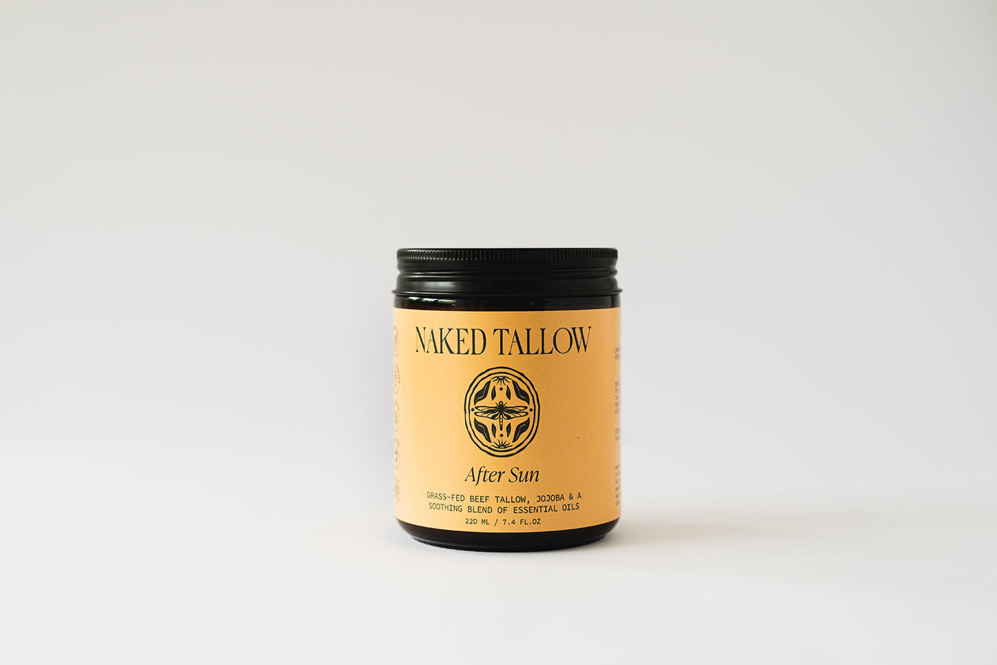 Naked Tallow Grass-Fed Beef Tallow After-Sun With Jojoba & Soothing Essential Oil Blends 100mL Or 220mL, For All Skin Types