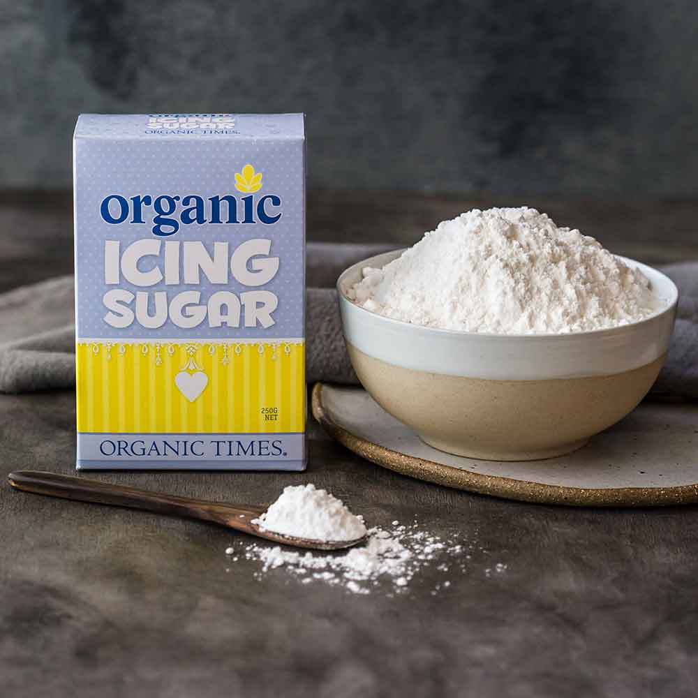 Organic Times Icing Sugar 200g, Gluten-Free & Certified Organic