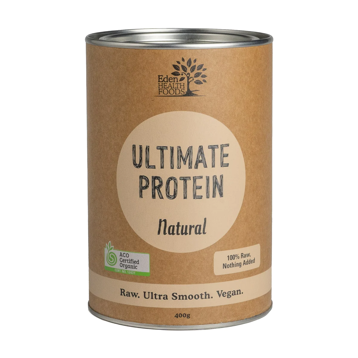 Eden Health Foods Ultimate Protein 400g Or 1kg, Natural Flavour {Organic Sprouted Brown Rice}