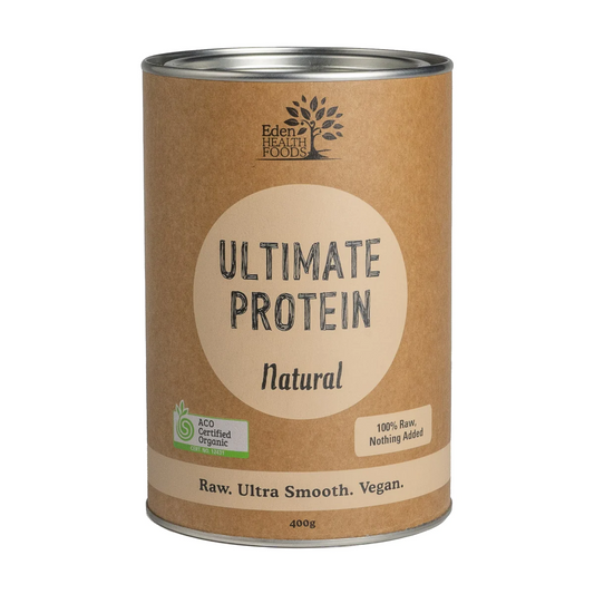 Eden Health Foods Ultimate Protein 400g Or 1kg, Natural Flavour {Organic Sprouted Brown Rice}