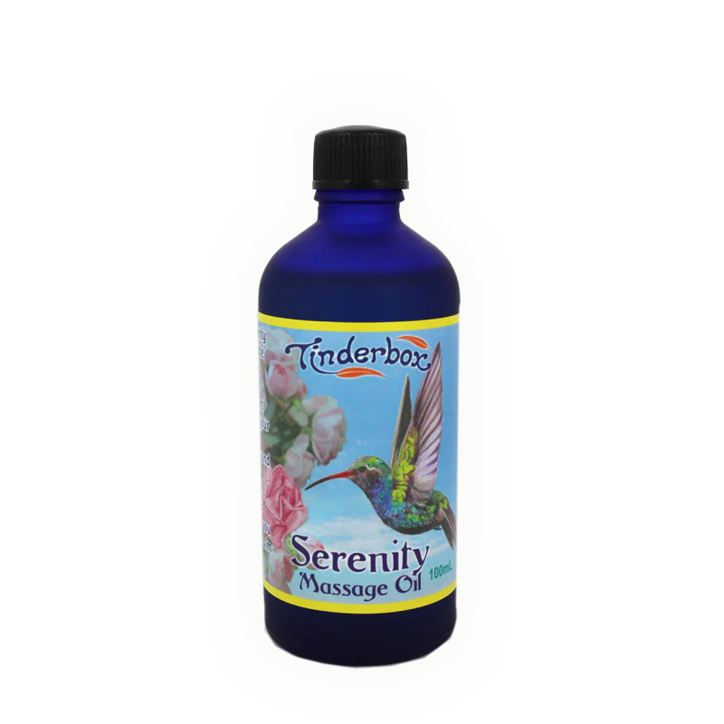 Tinderbox Serenity Massage Oil 100mL, Surrender To Serenity