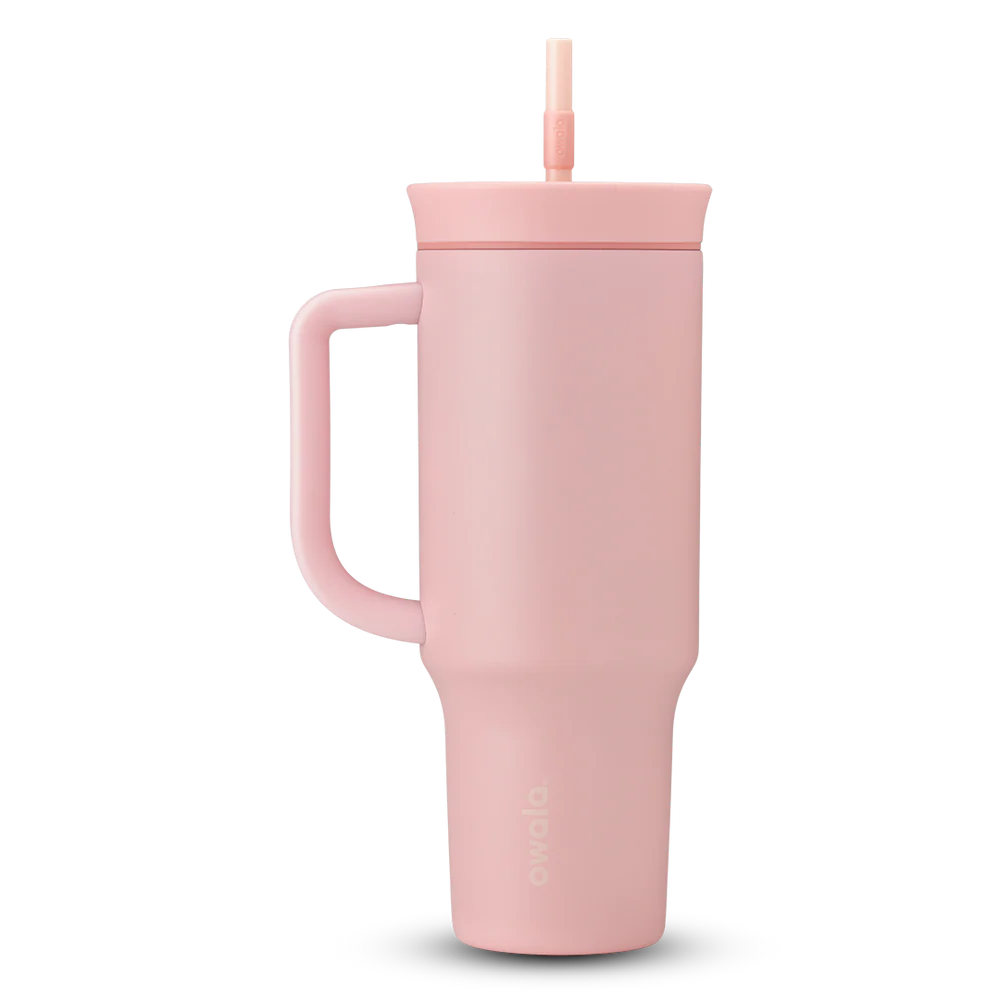 Owala Stainless Steel Tumbler 40oz, Rose Quartz
