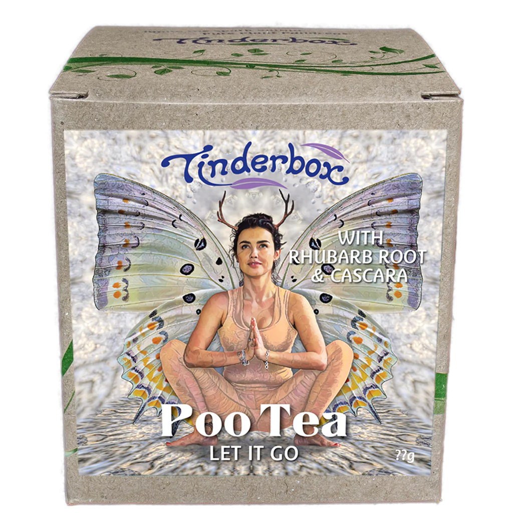 Tinderbox Poo Tea 85g, Let It Go With Rhubarb Root & Cascara