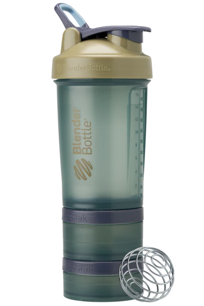 Blender Bottle ProStak V2 22oz / 651mL, BPA Free With A Storage Compartment & A Pull Out Pill Tray; Please Choose Your Colour