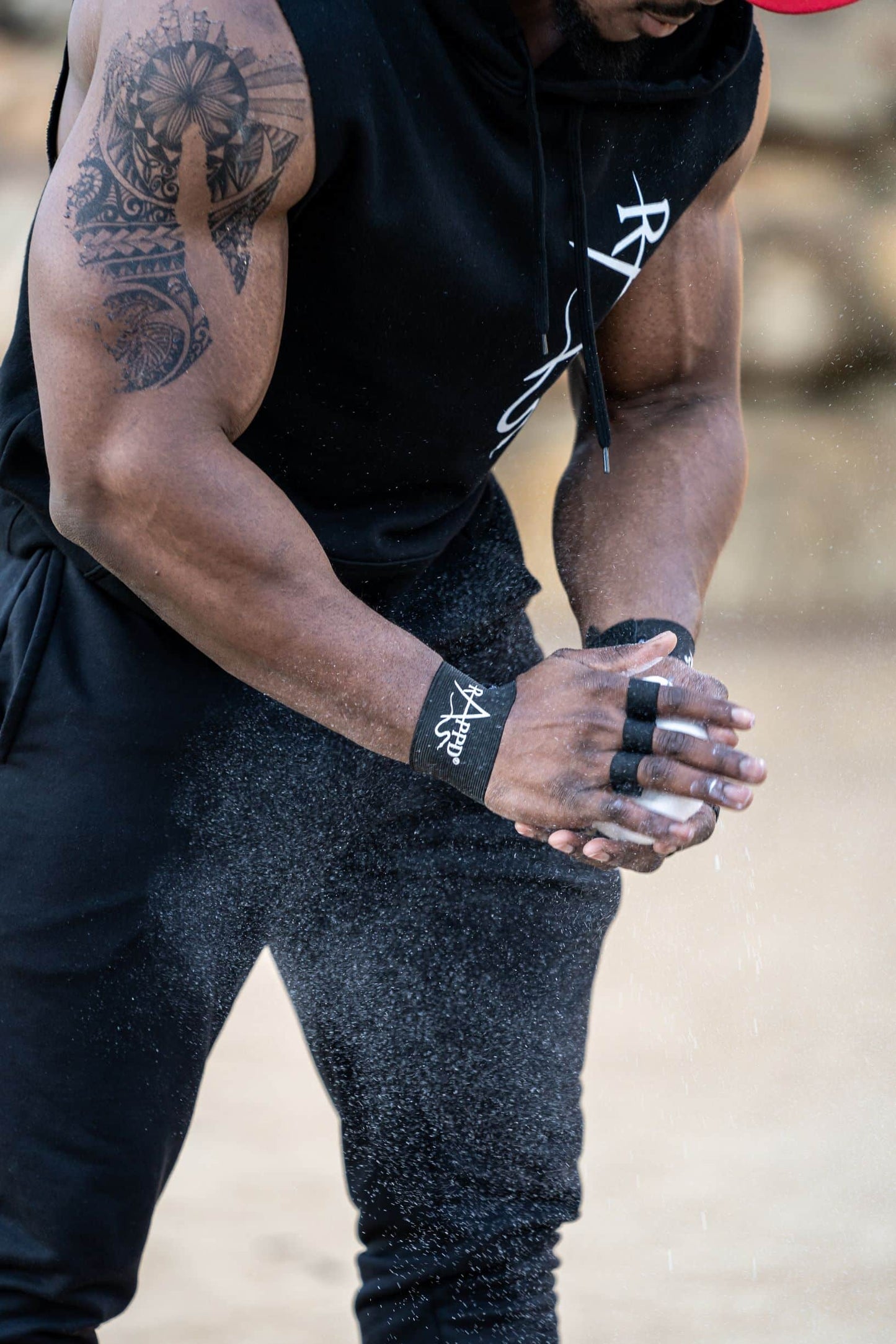 Rappd G Grip Cotton Gymnastic Gloves, Chalkable & Washable