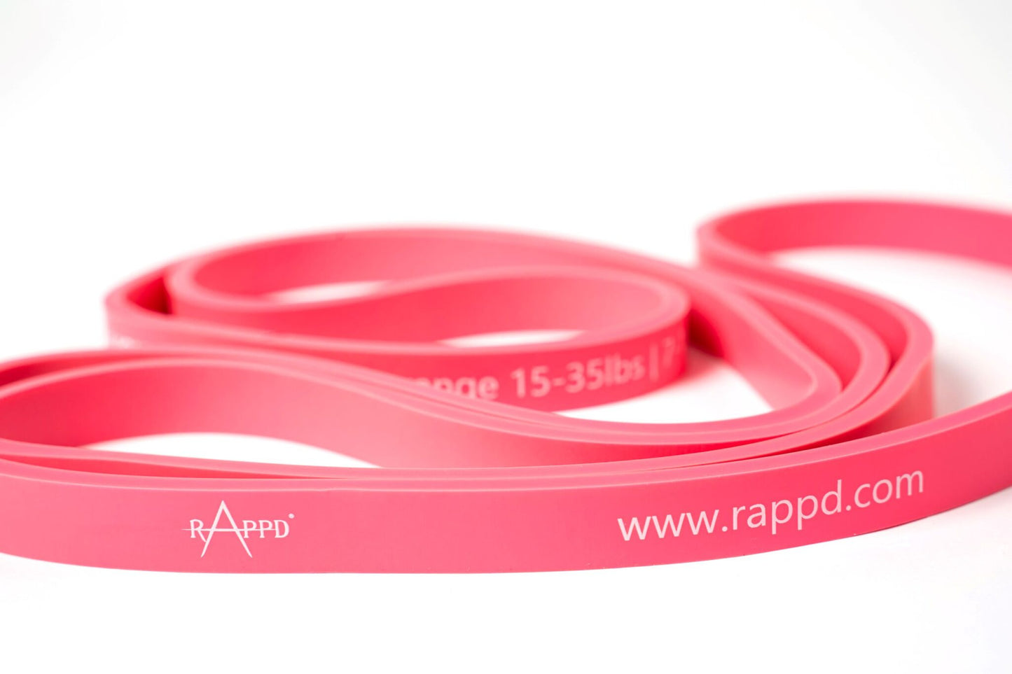 Rappd PRO Resistance Band, Light (Pink) Feel The Difference!