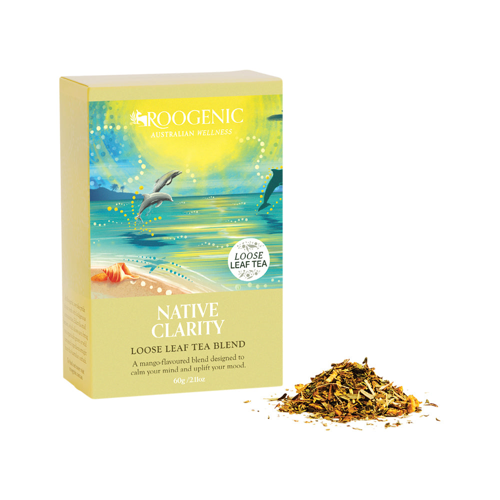 Roogenic Native Clarity Loose Leaf 60g, Focus & Mental Energy Blend