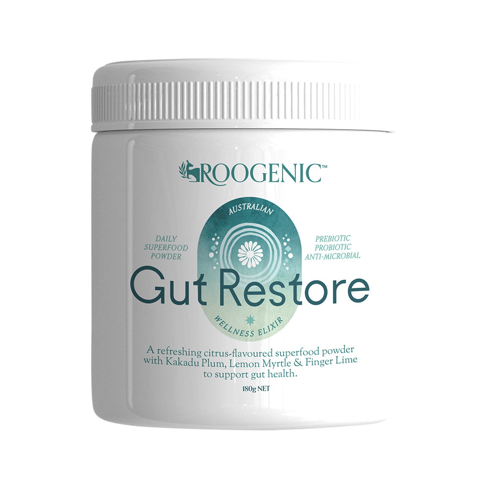 Roogenic Daily Superfood Powder Gut Restore 180g, Digestive Balance & Microbiome Support