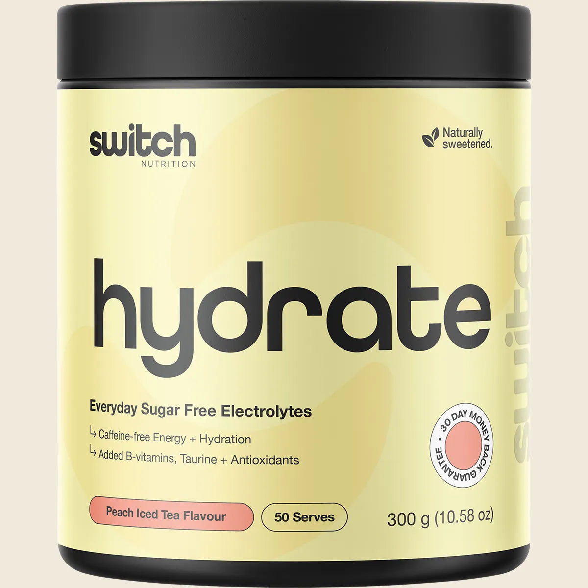 Switch Nutrition Hydrate Every Day Sugar Free Electrolytes 300g, Please Choose Your Flavour