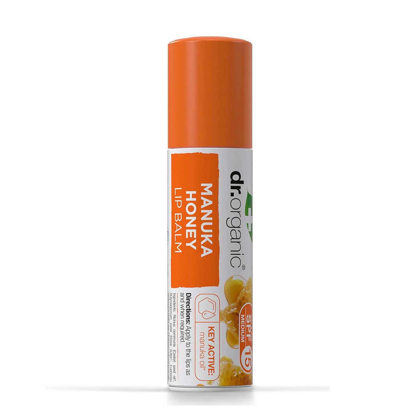 Dr Organic Lip Balm SPF 15, Manuka Honey