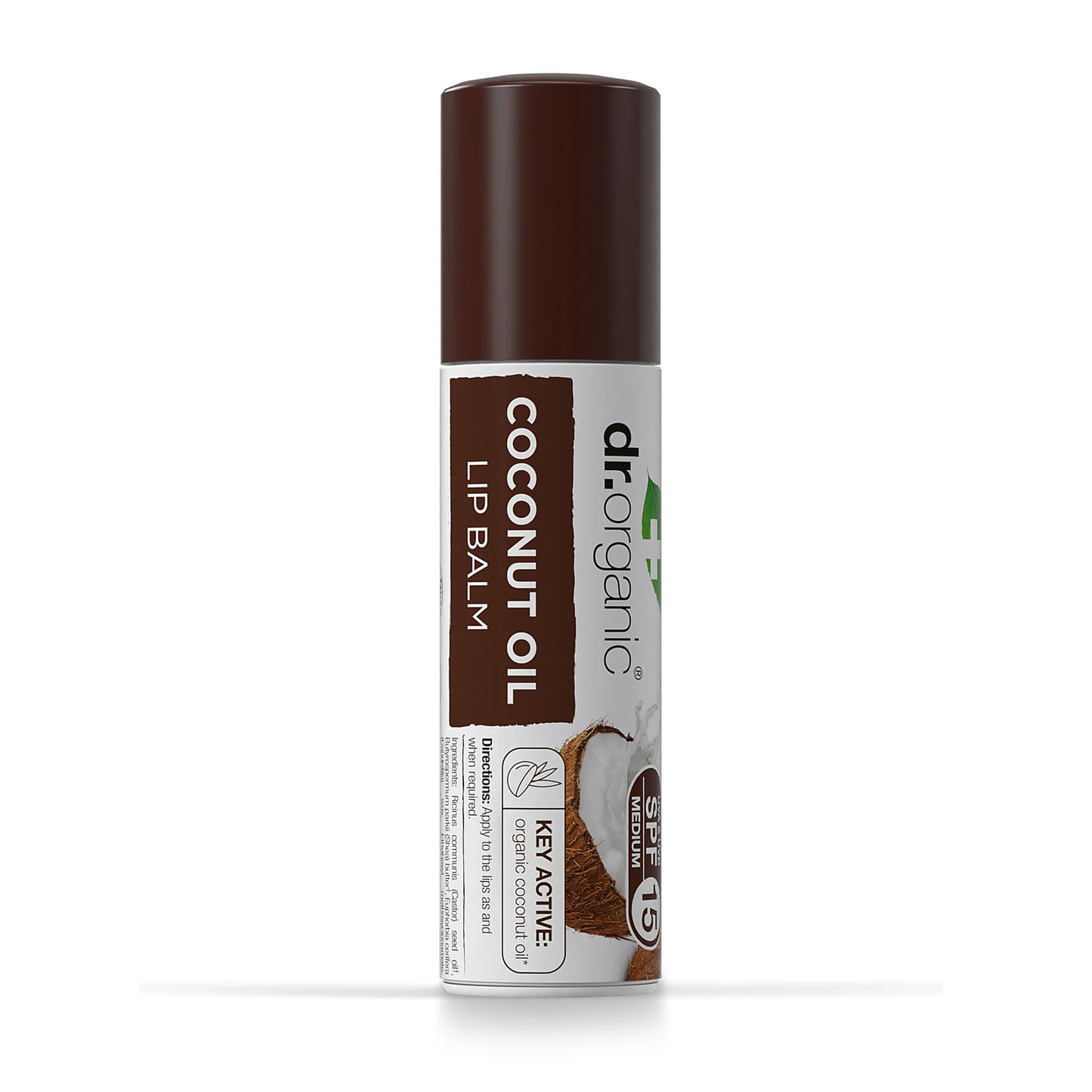 Dr Organic Lip Balm SPF 15, Virgin Coconut Oil