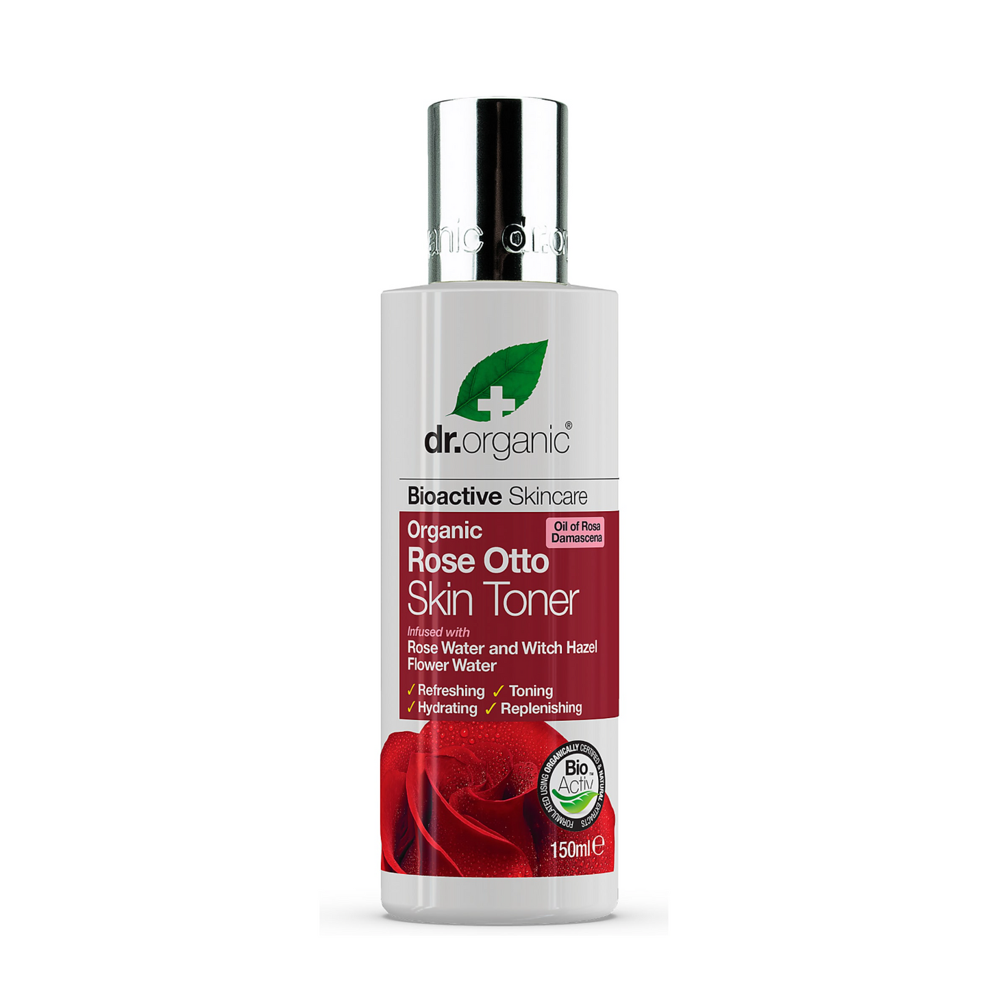 Dr Organic Skin Toner 150ml, Rose Otto
