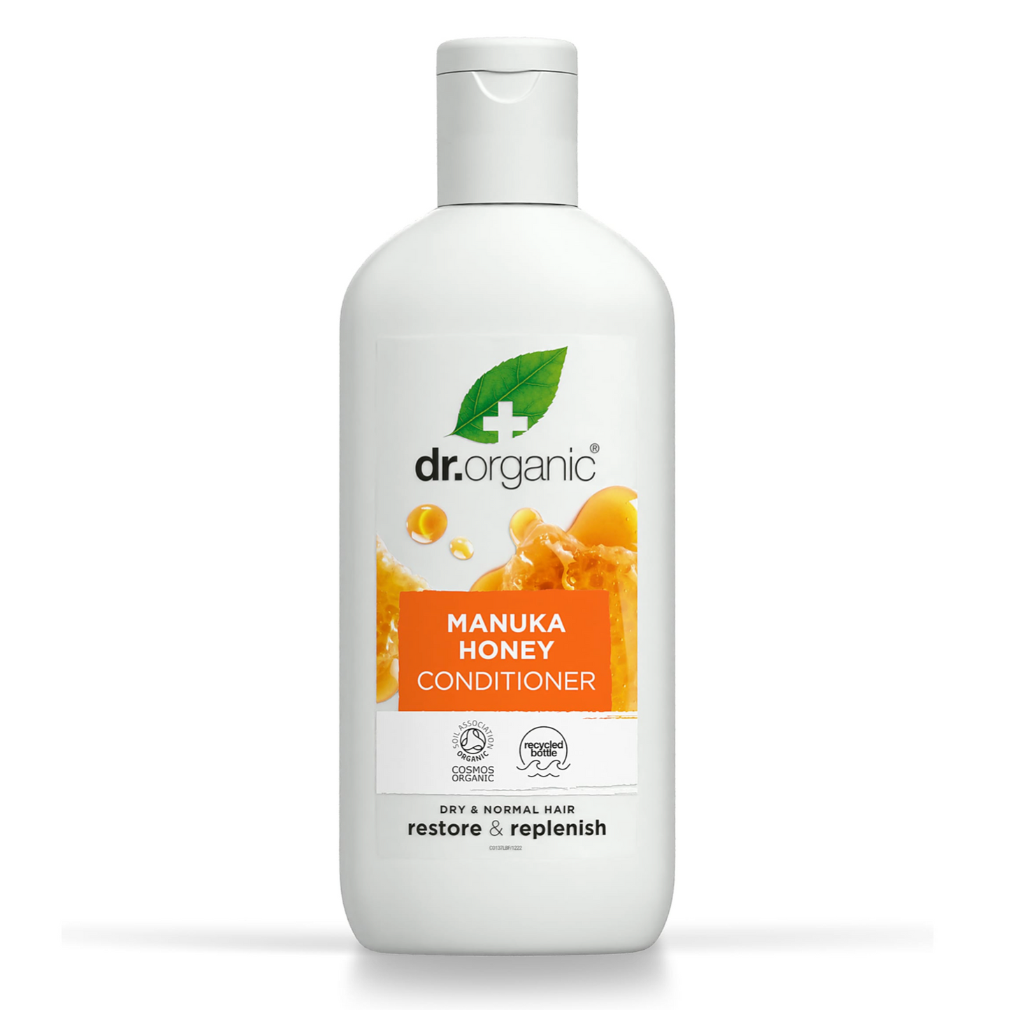 Dr Organic Manuka Honey Conditioner 265mL, Restore & Replenish | Normal To Dry Hair