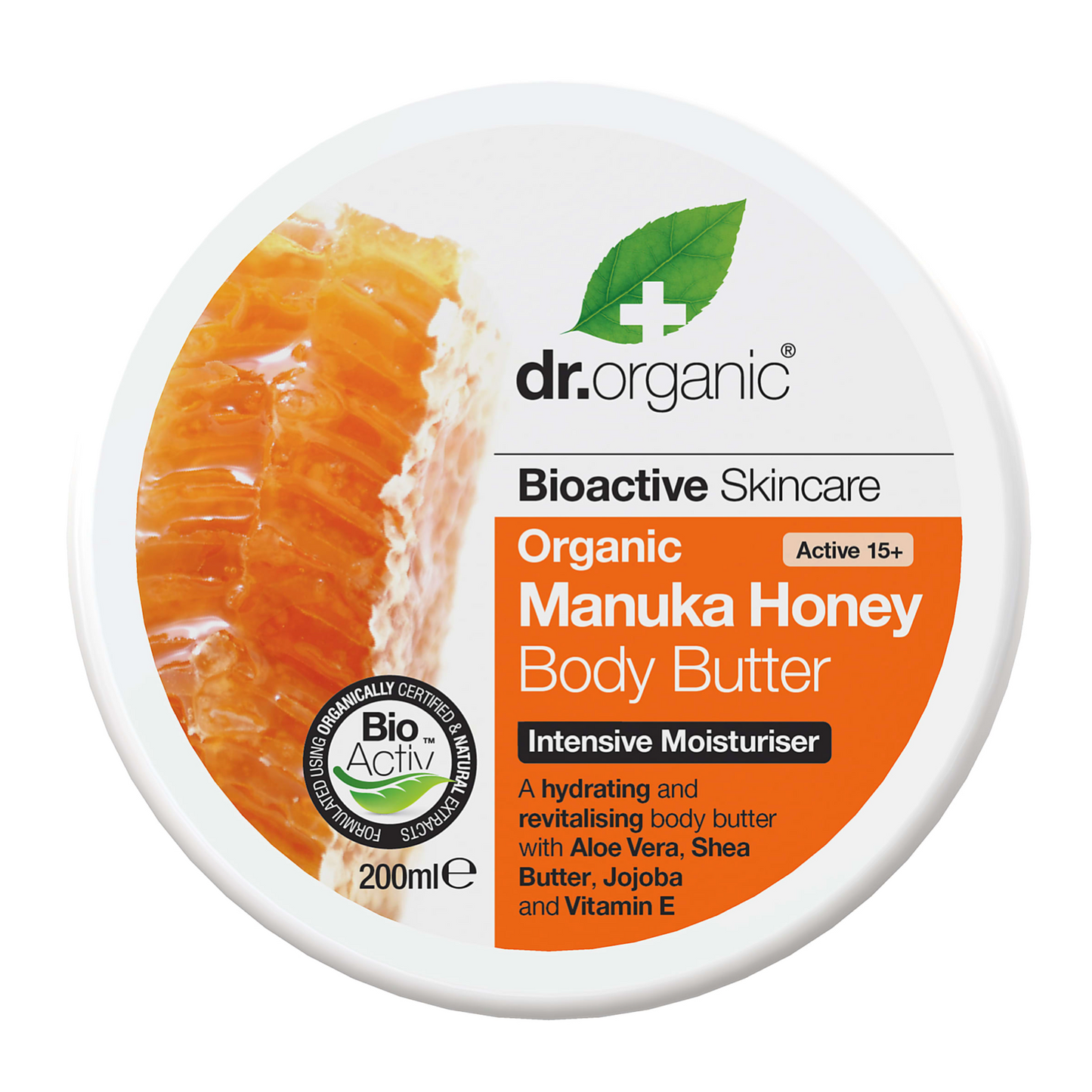 Dr Organic Body Butter 200ml, Manuka Honey {Intensive Moisturiser}