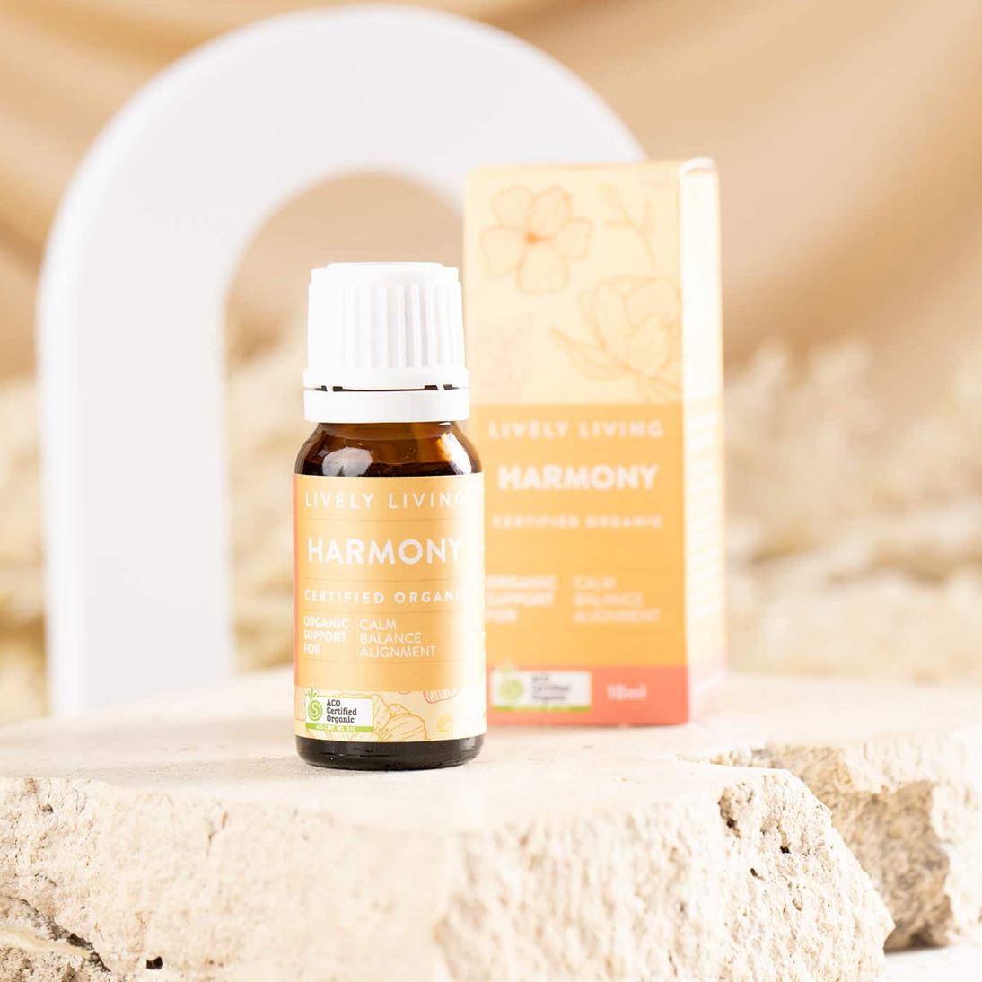 Lively Living Organic Essential Oil 10ml, Harmony Blend