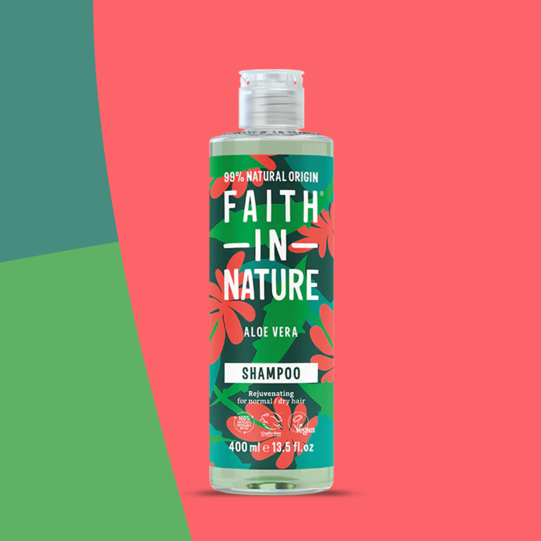 aloe vera shampoo faith in nature Faith In Nature Aloe Vera Shampoo 400ml {Rejuvenating} – Health Nuts Australia
