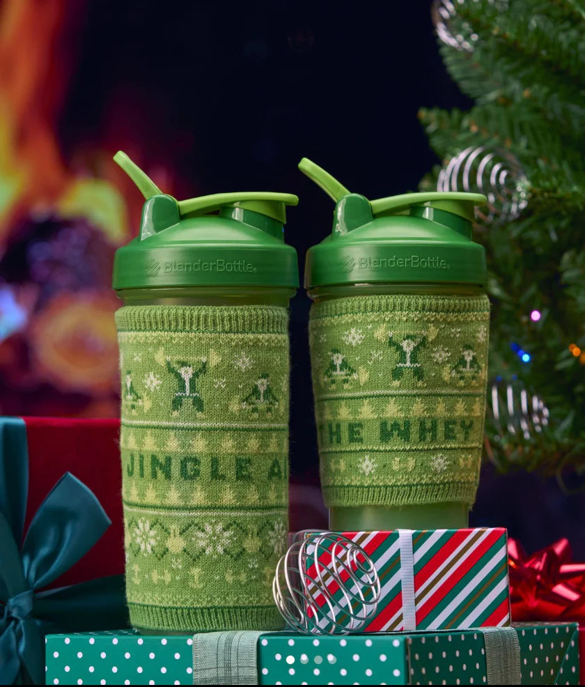 Blender Bottle Classic™ Jingle All The Whey V2 20oz / 600mL, BPA Free With A Spout Guard