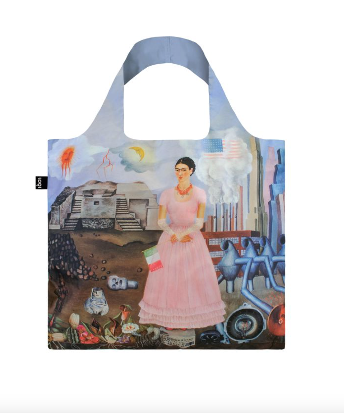 LOQI Shopping Bag, Borderline Between by Frida Kahlo