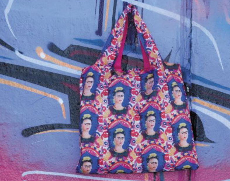 LOQI Shopping Bag, The Frame by Frida Kahlo