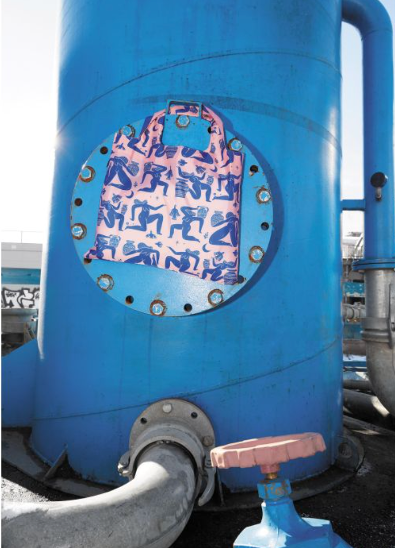 LOQI Shopping Bag, Ladies And Vases by Mark Conlan