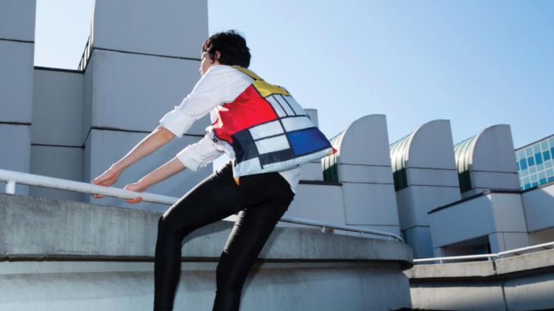 LOQI Shopping Bag, Mondrian Composition