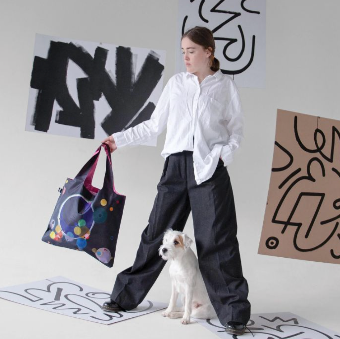 LOQI Shopping Bag, Several Circles by Wassily Kandinsky