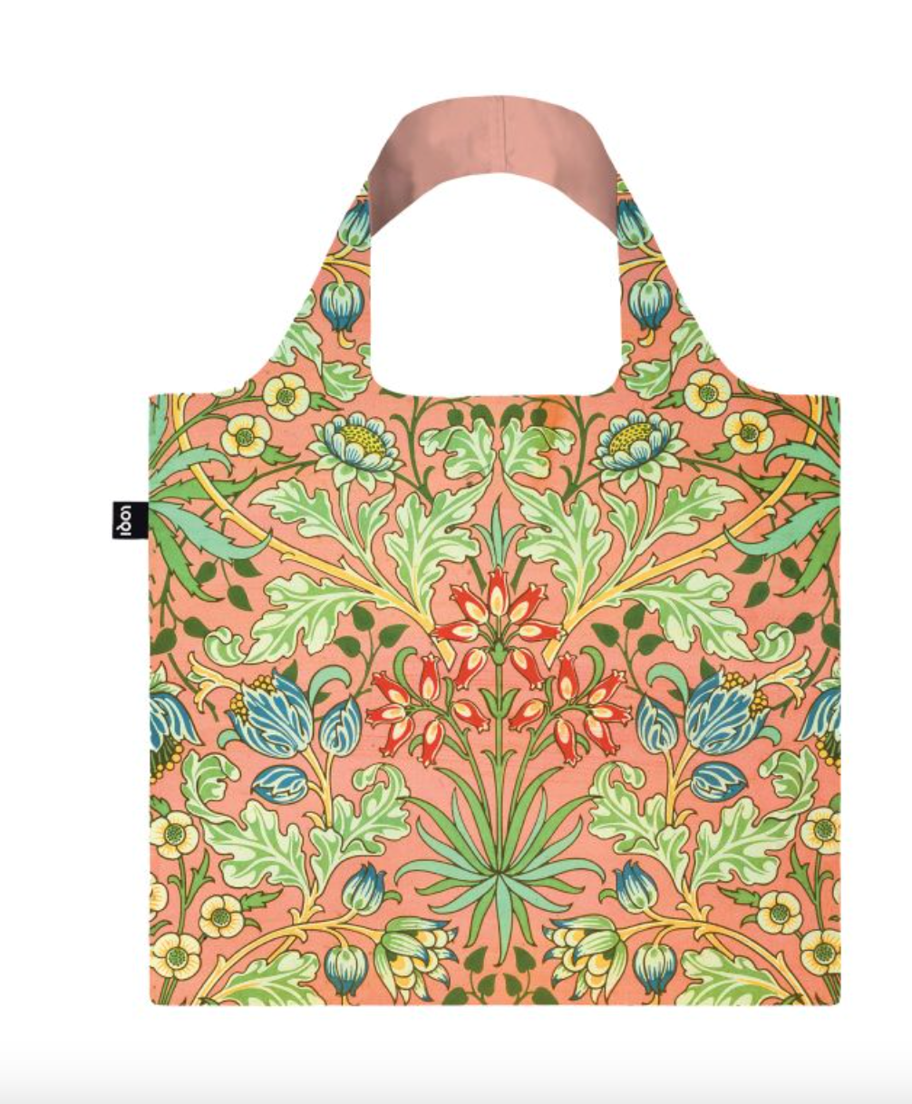 LOQI Shopping Bag, Hyacinth by William Morris