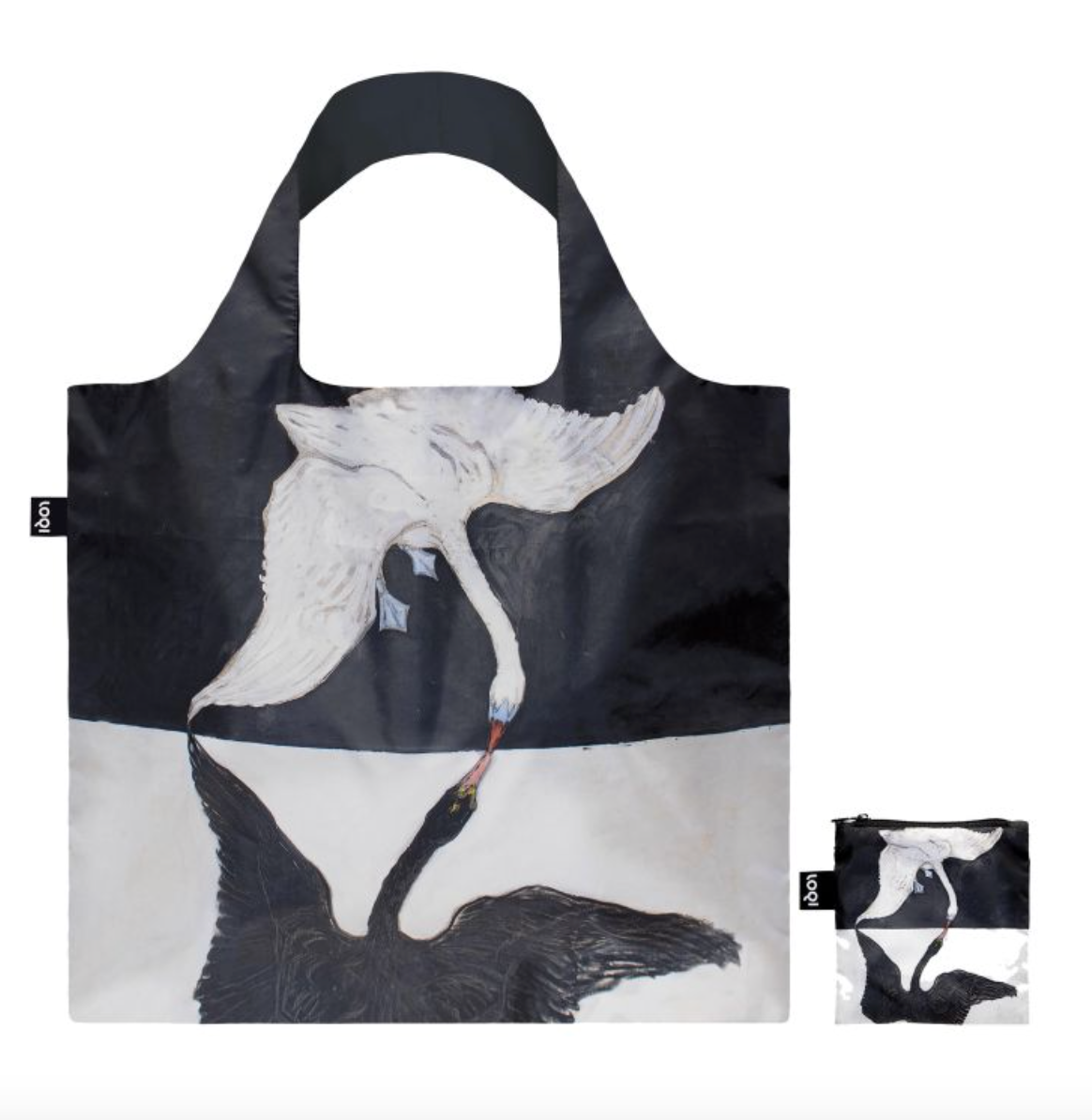 LOQI Shopping Bag, The Swan by Hilma Af Klint