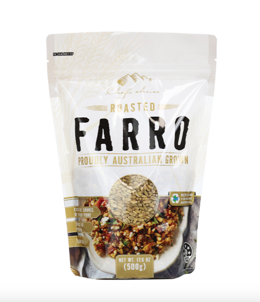 Chef's Choice Roasted Farro 500g, Australian Grown