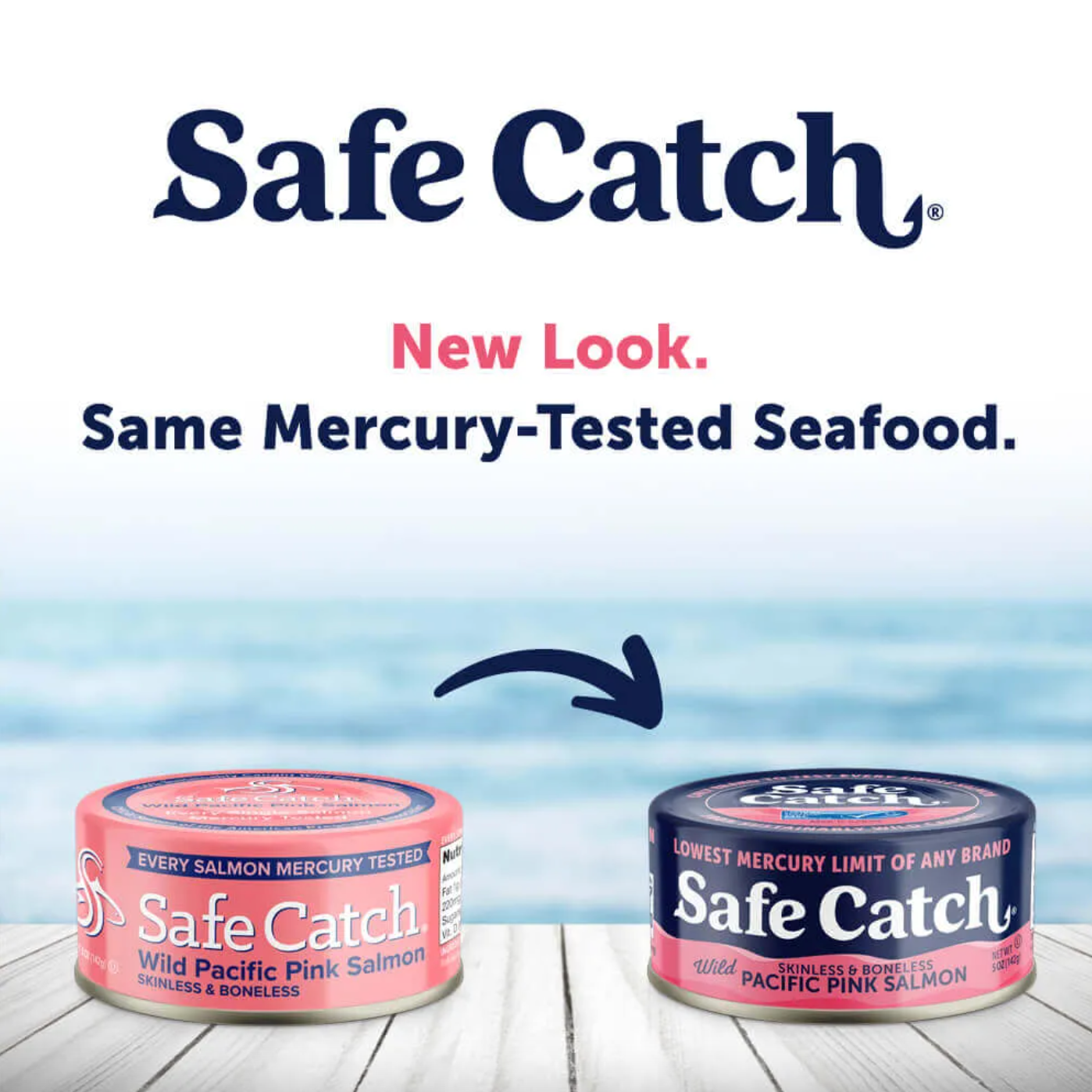 Safe Catch Wild Pacific Pink Salmon 142g, 35g Protein Per Can