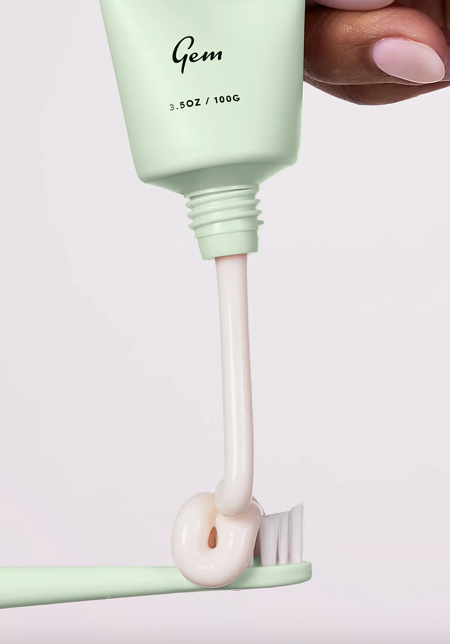 Gem Triple Whitening Toothpaste Crisp Mint 100g, High Performance Whitening