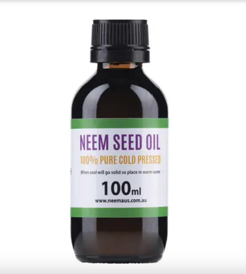 Neem Seed Oil 100% Pure & Cold Pressed 20mL, 50mL or 100mL, Combat Skin Ageing