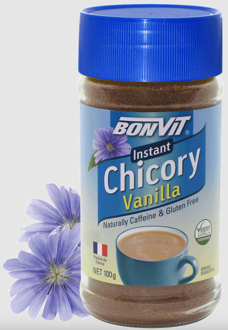 Bonvit Instant Chicory Vanilla 100g, Naturally Gluten & Caffeine Free
