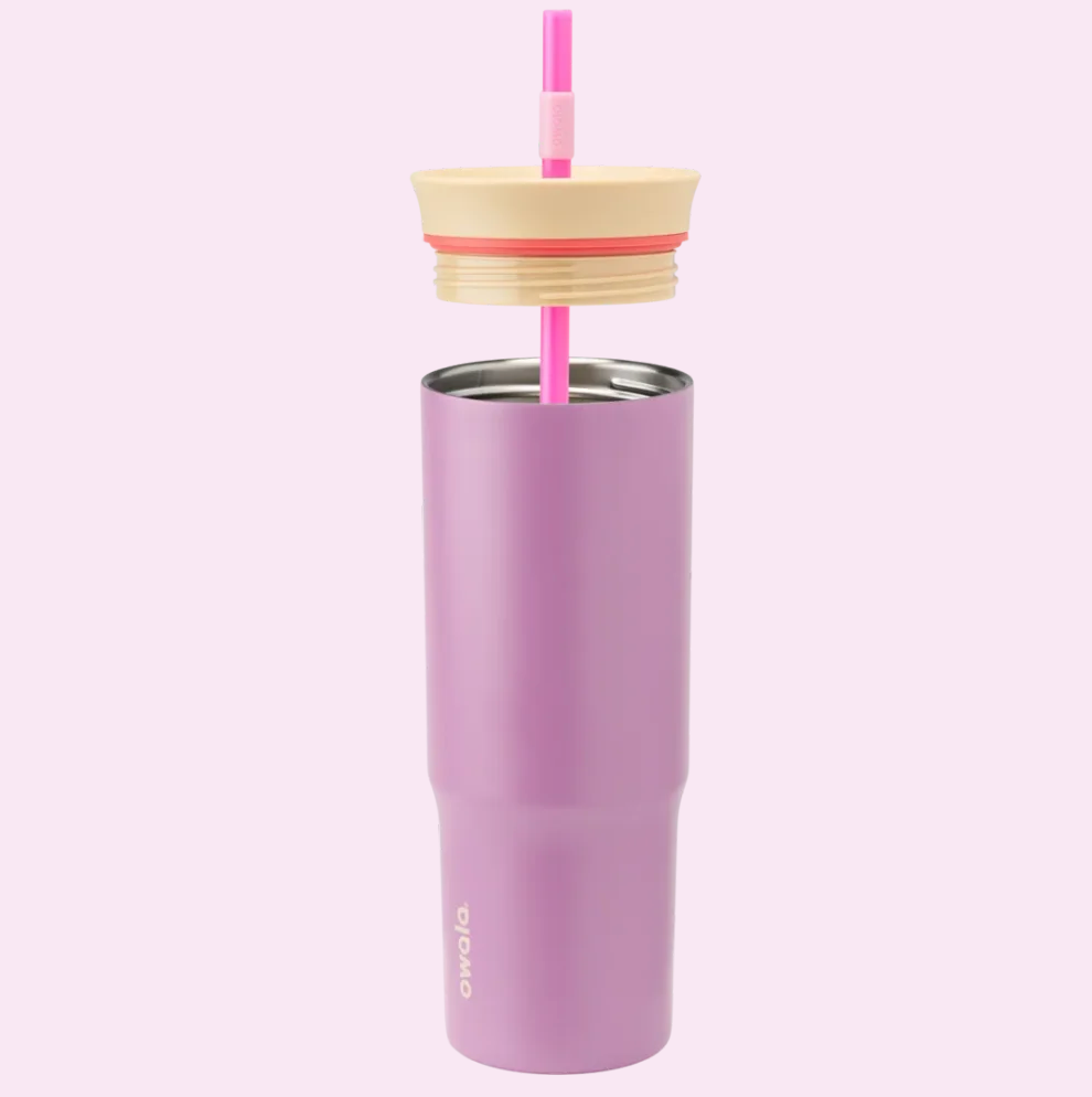 #NEW Owala Tumbler Stainless Steel Insulated 24oz, Smell The Roses