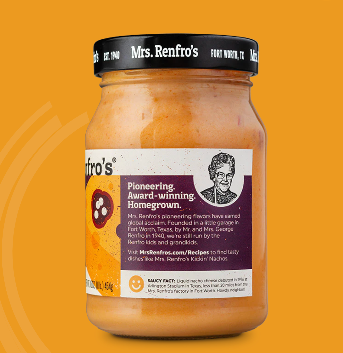 Mrs. Renfro's Chipotle Nacho Cheese Dip 454g, Medium Heat