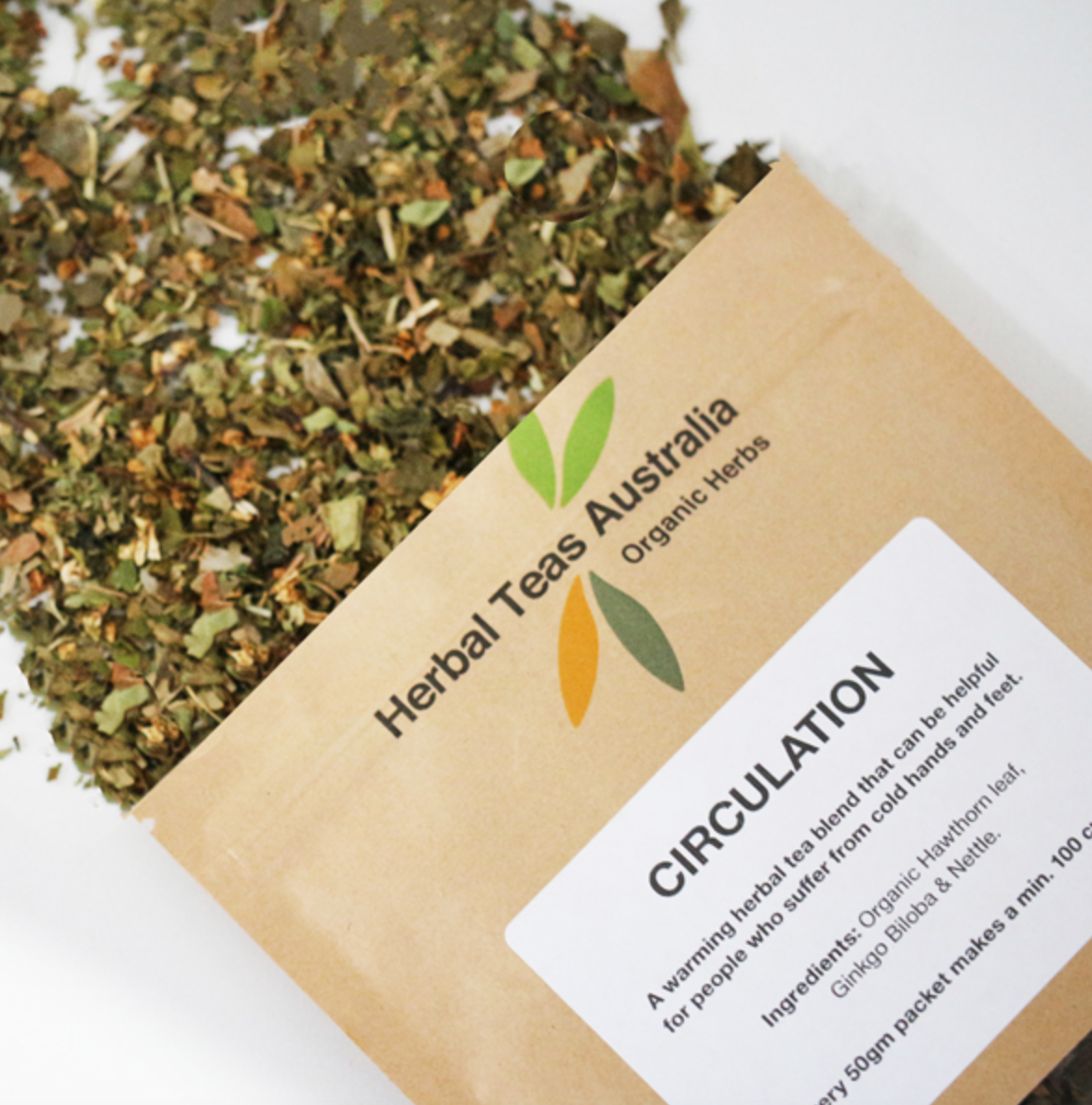 Herbal Teas Australia Circulation 50g, A Warming Blend