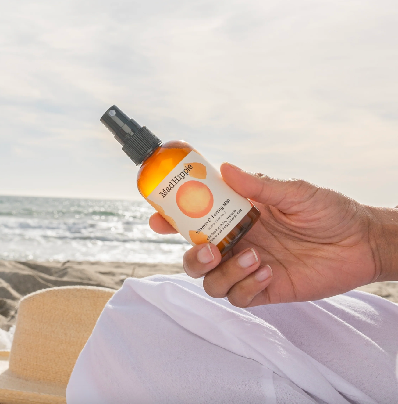 Mad Hippie Vitamin C Toning Mist 118mL, With Tremella Mushroom and Polyglutamic Acid