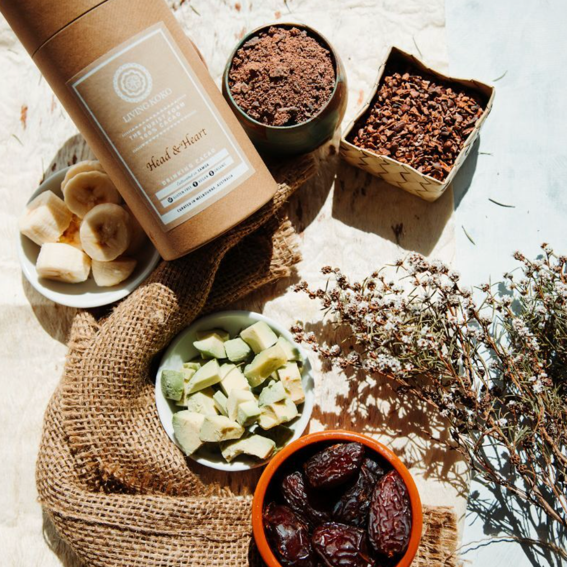 Living Koko Head & Heart Drinking Cacao 100g & 250g, The Purist Form 100% Cacao