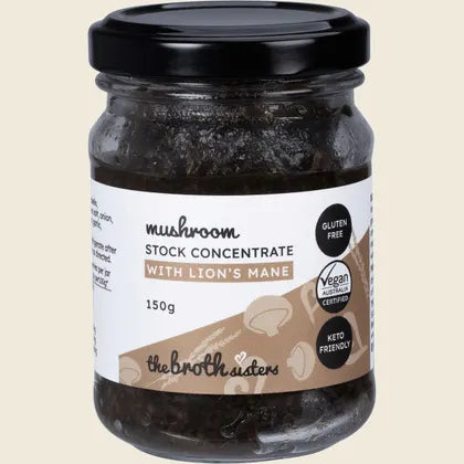 The Broth Sisters Stock Concentrate 150g, Superfood Mushroom With Lion's Mane & Shitake