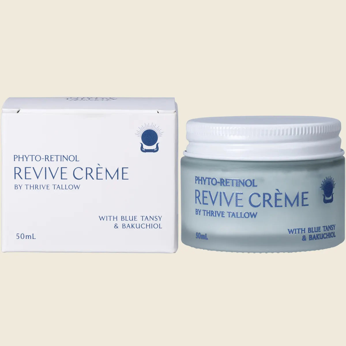 Thrive Tallow Phyto-Retinol - Revive Creme 50mL, With Blue Tansy