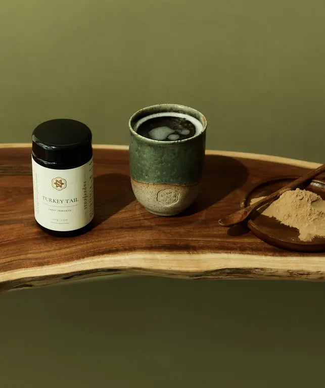 SuperFeast Medicinal Mushrooms Turkey Tail 100g, For Liver Function & Qi