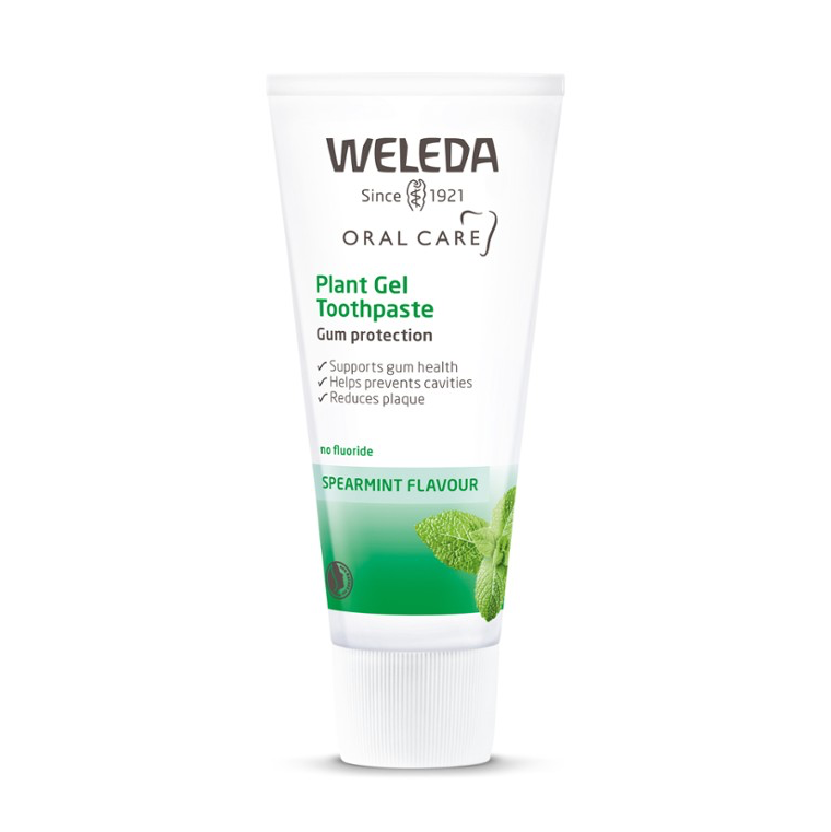 Weleda Plant Gel Toothpaste 75mL, Gum Protection With A Spearmint Flavour