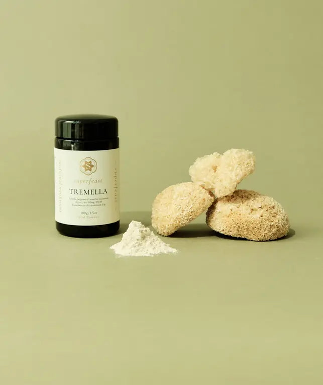 SuperFeast Tremella Medicinal Mushrooms 100g, Promotes Respiratory Health & Nourishes Yin
