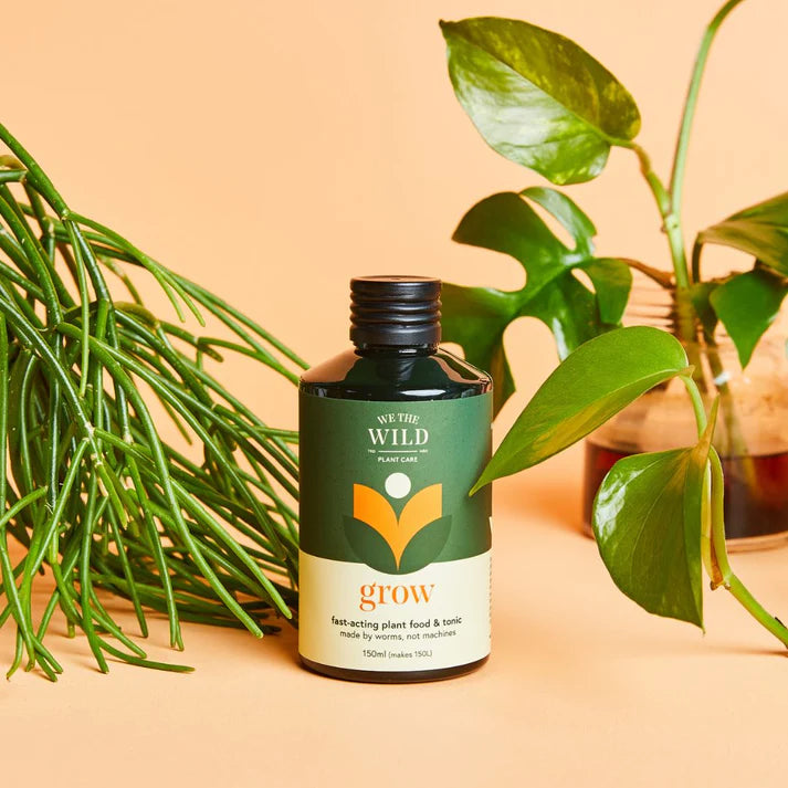 We The Wild Grow Concentrate Organic Liquid Plant Food 150mL, For Fast Growth & New Leaves