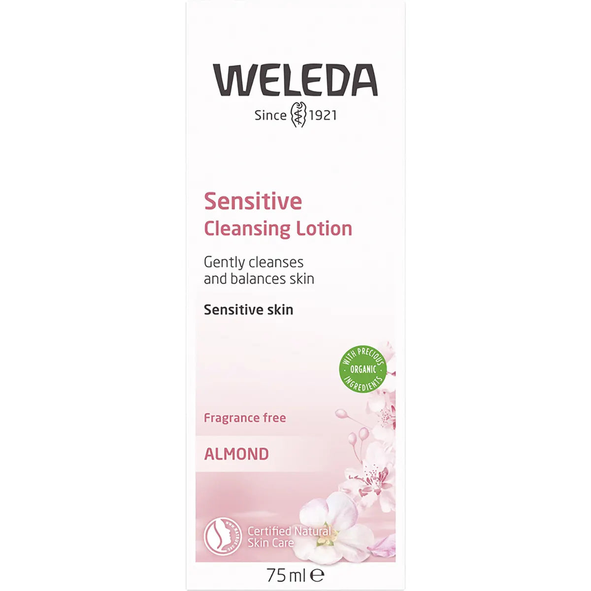 Weleda Almond Sensitive Cleansing Lotion 75mL, Gently Cleanses & Balances The Skin