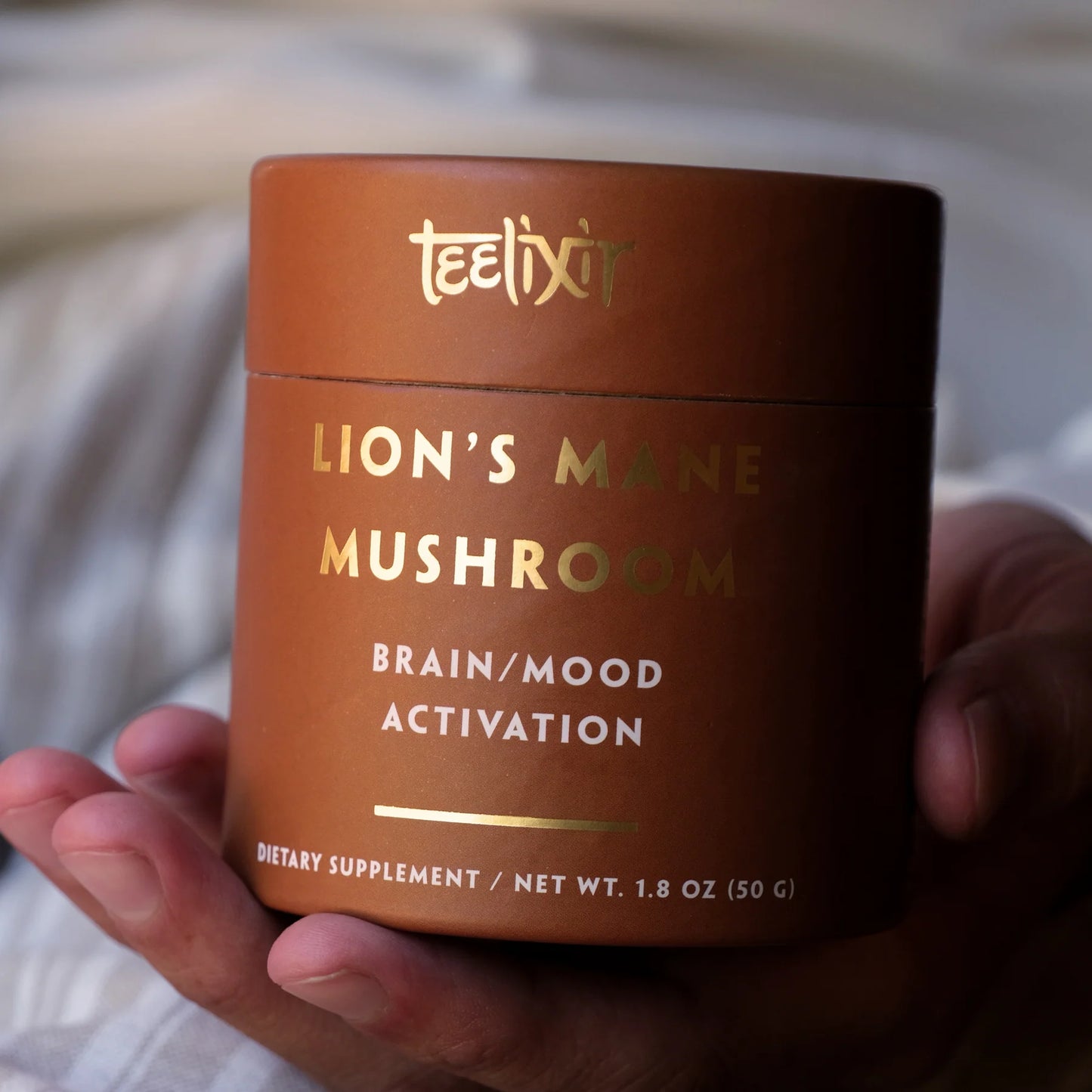 Teelixir Organic Lion's Mane Mushroom 50g Or 100g, Brain & Mood Activation