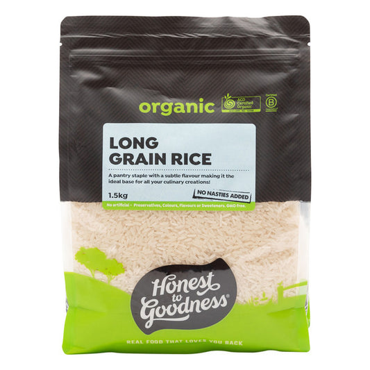 Honest To Goodness White Rice; Long Grain 650g, Australian Certified Organic