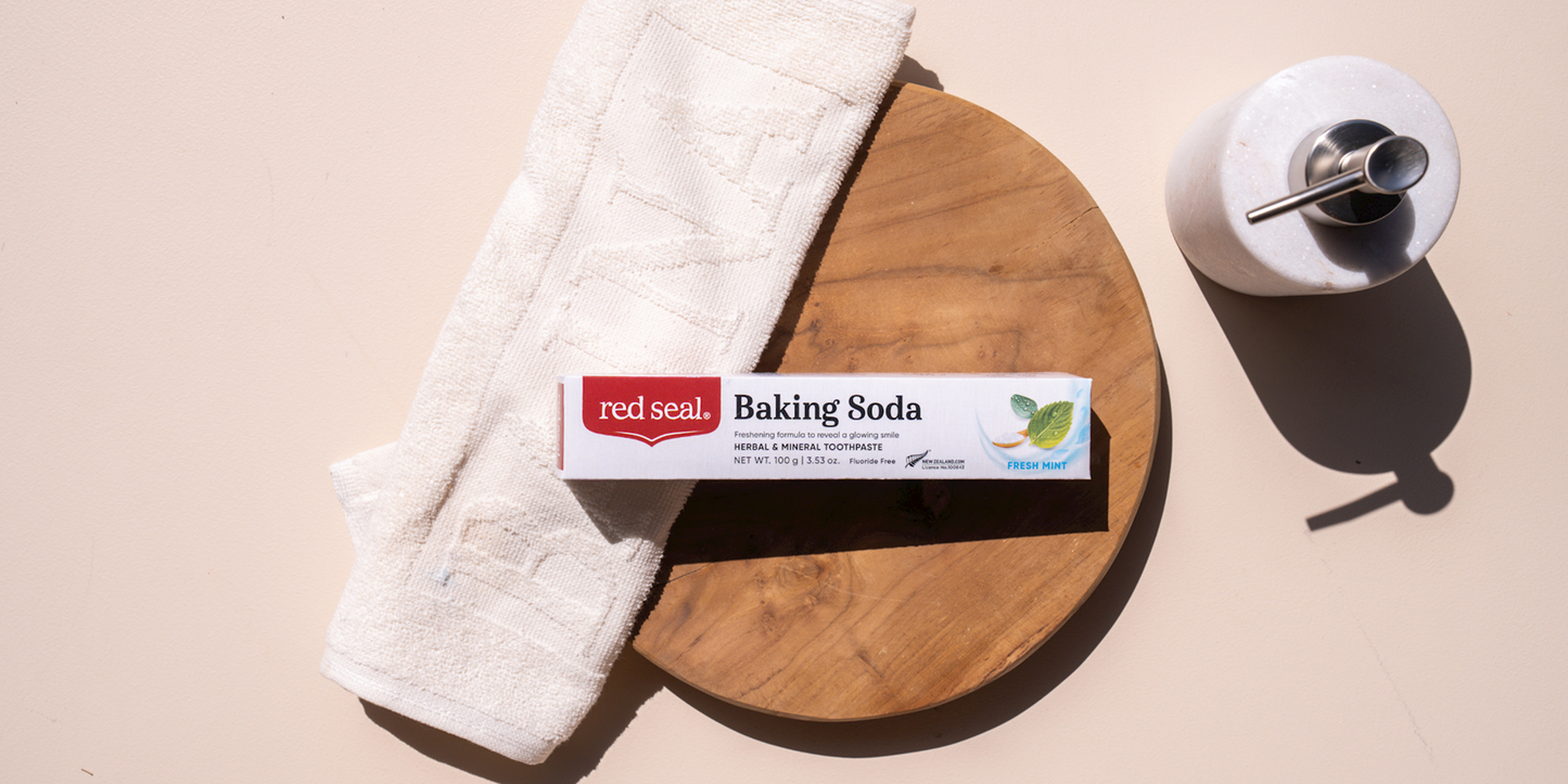 Red Seal Baking Soda Toothpaste 100g, With Fresh Mint