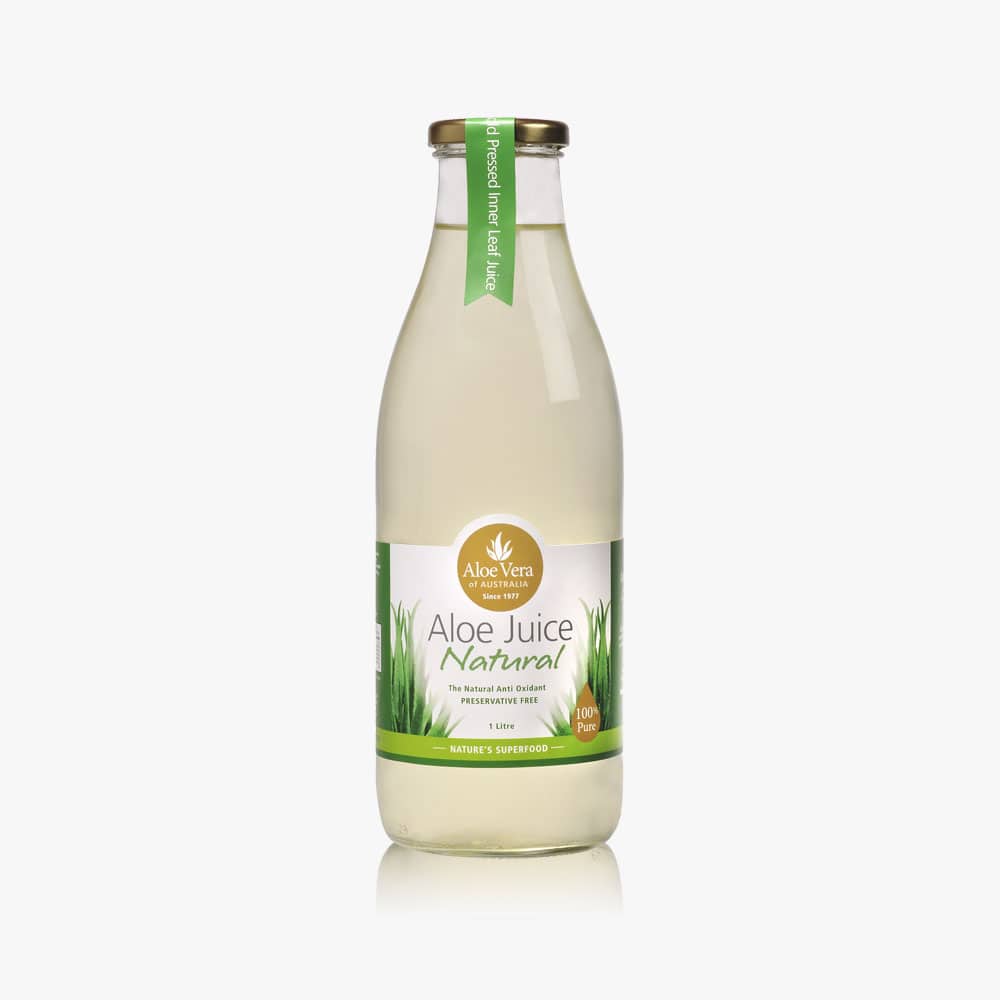 Aloe Vera Of Australia Aloe Juice 1L, Natural 100% Pure