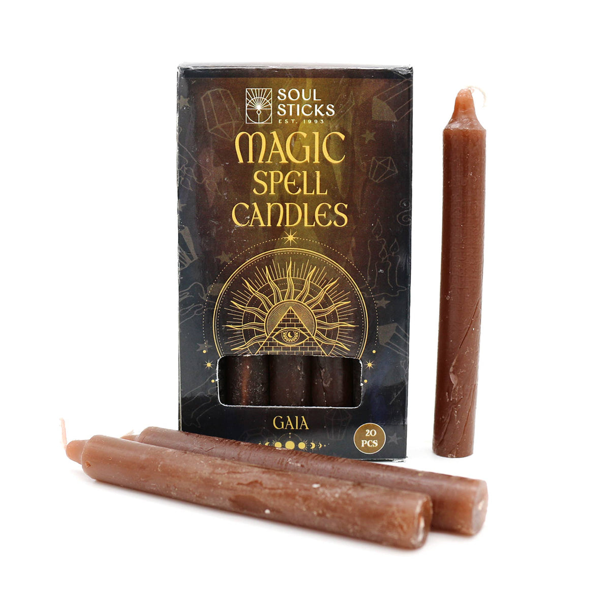 Soul Sticks Magic Spell Candles 20 Candles, Gaia